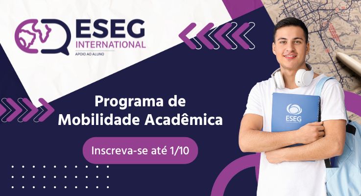 ESEG abre inscrições para Programa de Mobilidade Internacional em 26/8